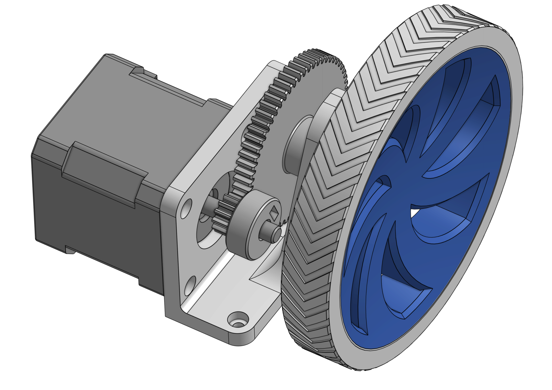 Drivetrain CAD assembly